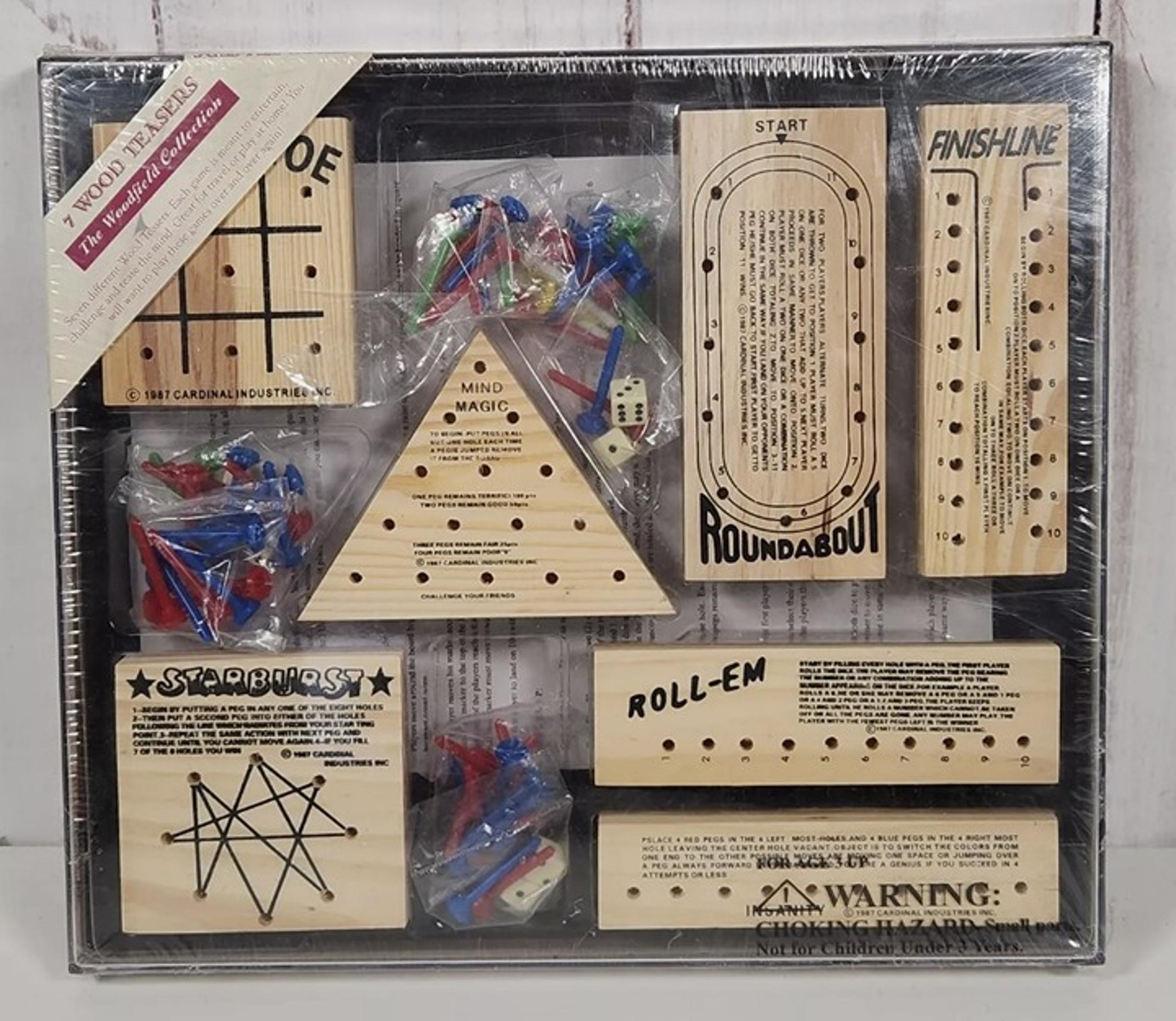 Wood Teasers Games Rollout Insanity Mind Magic Etc 7 Games Cardinal Industries