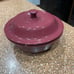 Pampered Chef Cranberry Round Covered Baker Casserole Dish