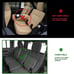 Auto Seat Covers fOASIS AUTO 2018-2025 Wrangler JL 4 Door Custom Leather Seat Co