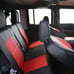 Auto Seat Covers fOASIS AUTO 2018-2025 Wrangler JL 4 Door Custom Leather Seat Co