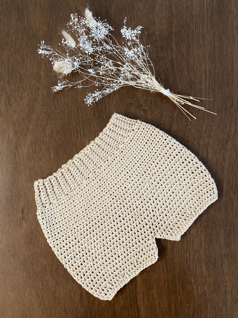 Handmade Crochet Baby Shorts