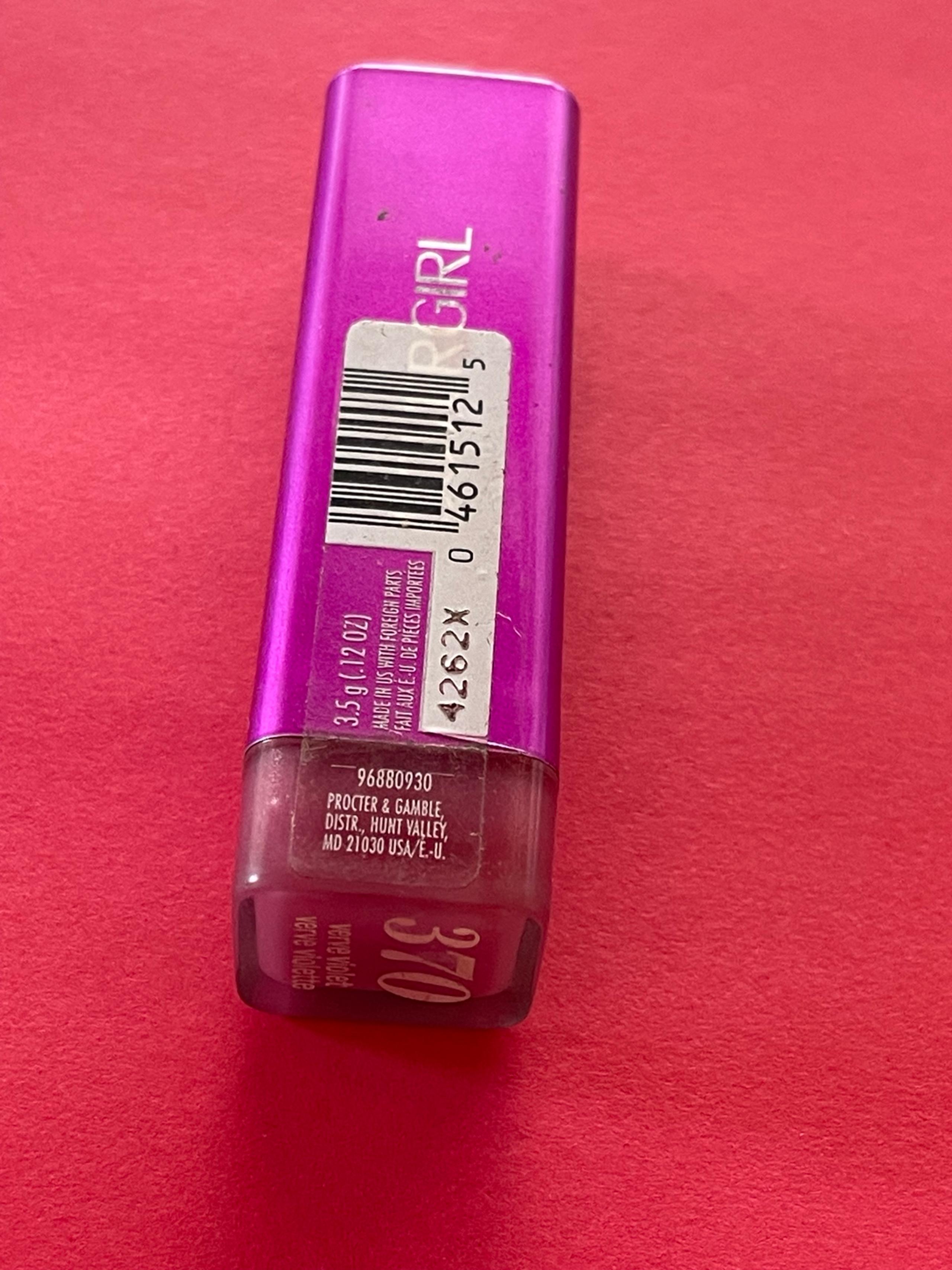 COVERGIRL Colorlicious Rich Color Lipstick Verve Violet 370  Open New