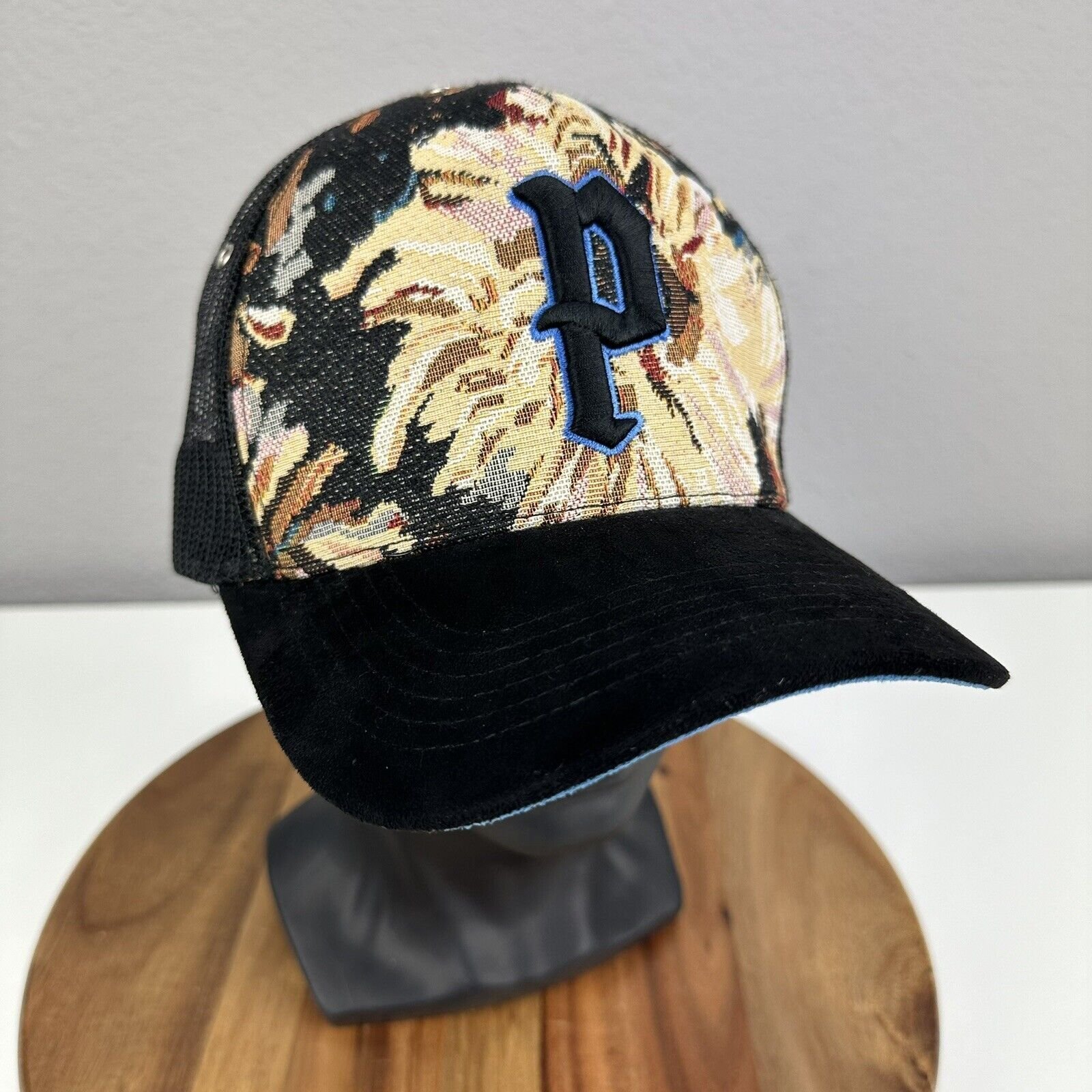 Porter Madeit Designer Limited Edition Trucker SnapBack Hat Velvet Crochet RARE￼