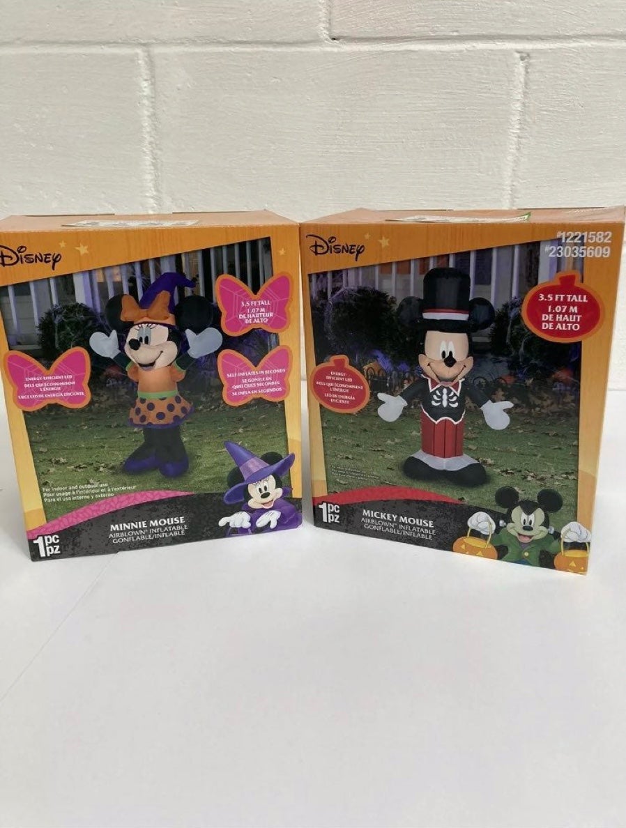 Halloween Mickey & Minnie inflatables