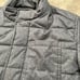 Banana Republic Jacket Womens Small Blue Heather Quilted Coat Mock Neck