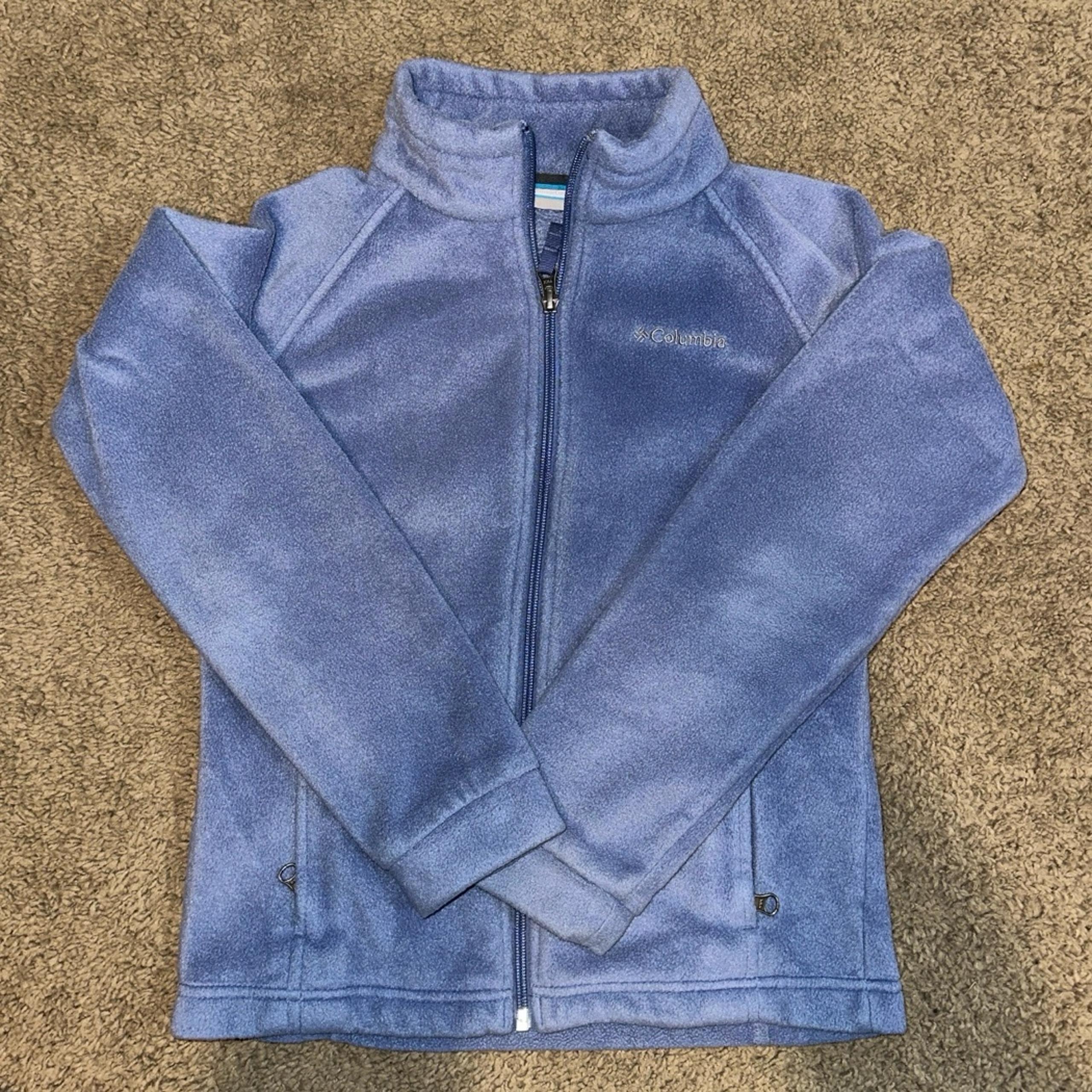 Girls Columbia zip up fleece size 10/12