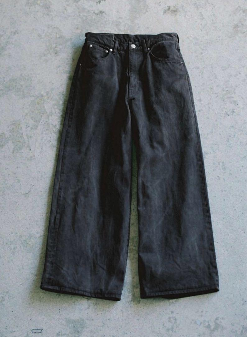 LIDNM / Llife ONLINE STORE / CRACK WASHED BAGGY DENIM PANTS