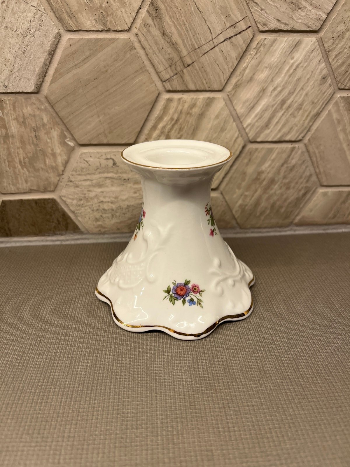 Queen's Fine Bone China Candle Holder