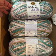 Lion Brand Yarns basic stitch anti-piling “high valley” 12 yarn skeins