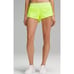 Lululemon Speed Up Shorts 2.5 LR Low Rise Yellow Size 10 NWT