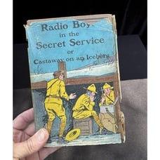 Vintage 1922 The Radio Boys In the Secret Service Frank Honeywell Dust Jacket
