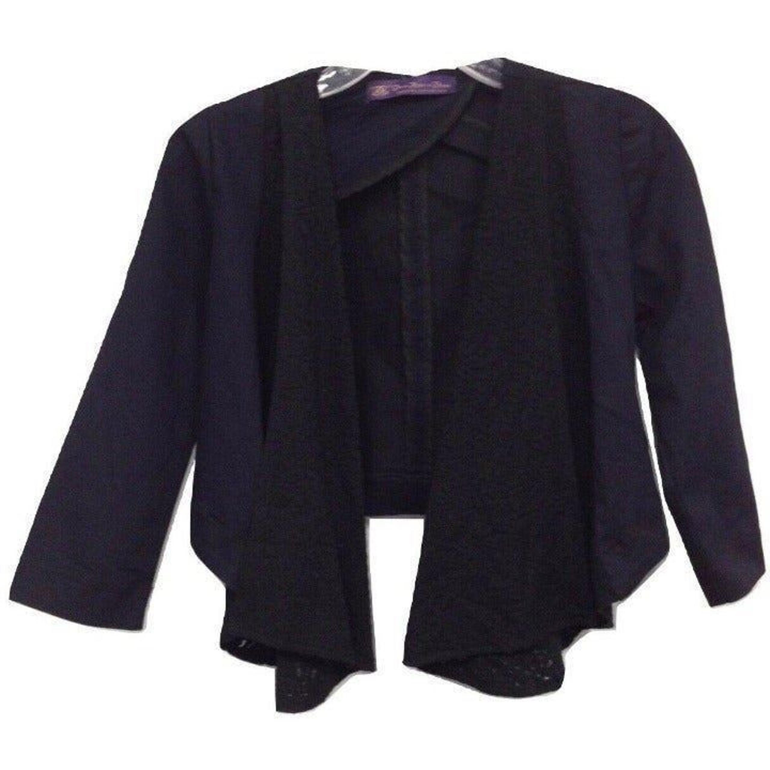 New Divine Right Denim Black Lace Jacket