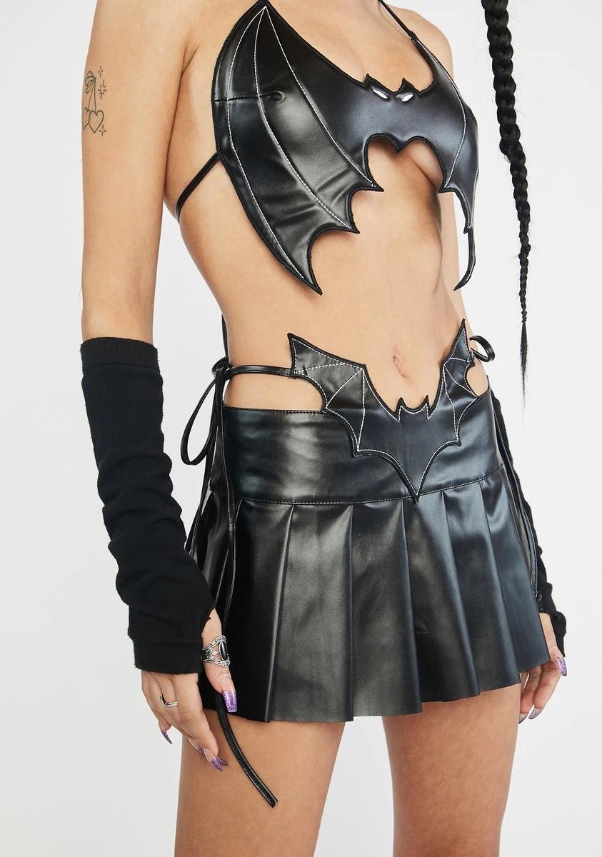 DollsKill Bat Skirt Trickz n’ Treats Halloween