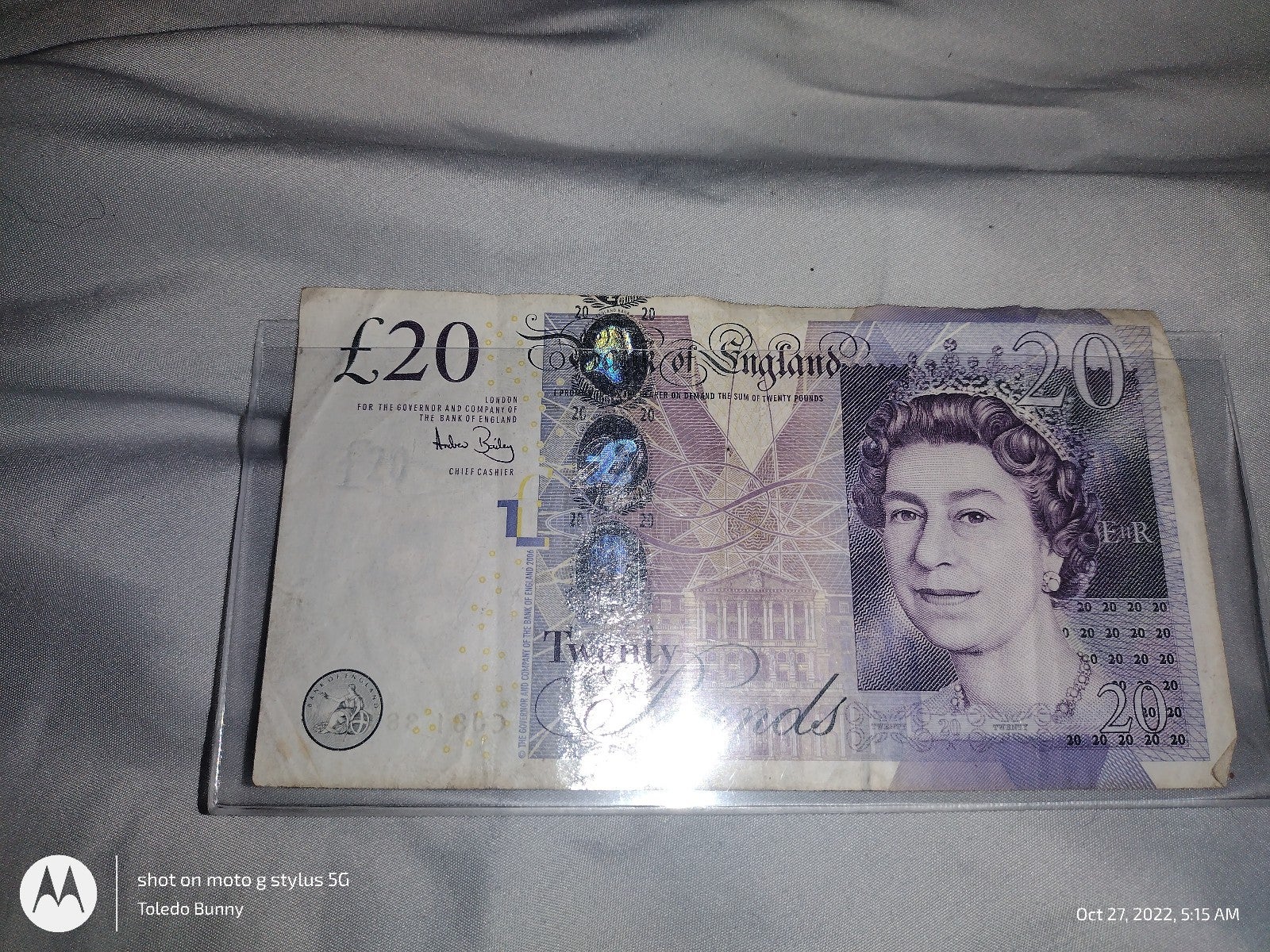 bank of England bank note £20