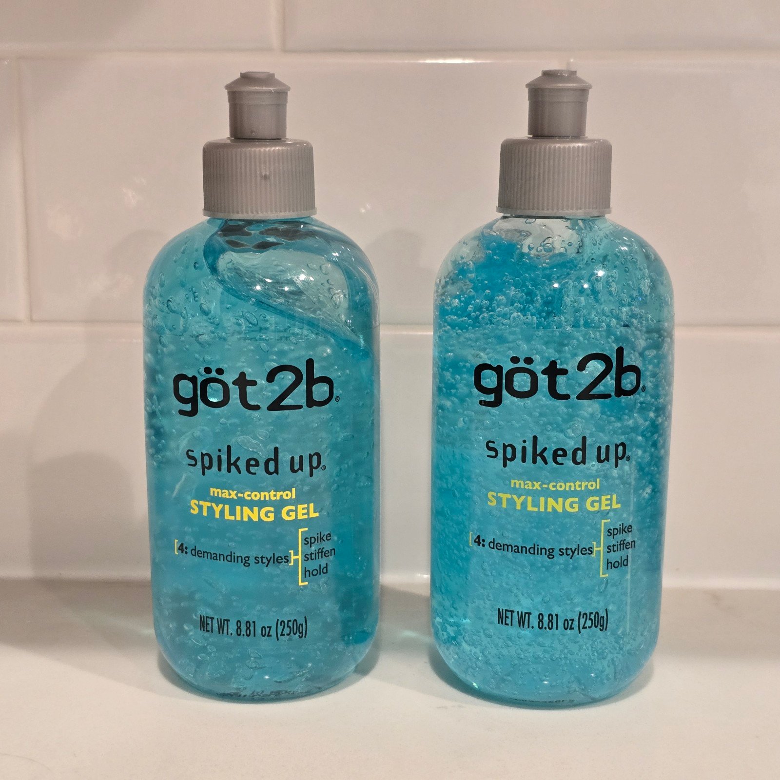 Schwarzkopf got2b Spiked-Up Styling Hair Gel Max-Control 8.5 oz., 2 Pack