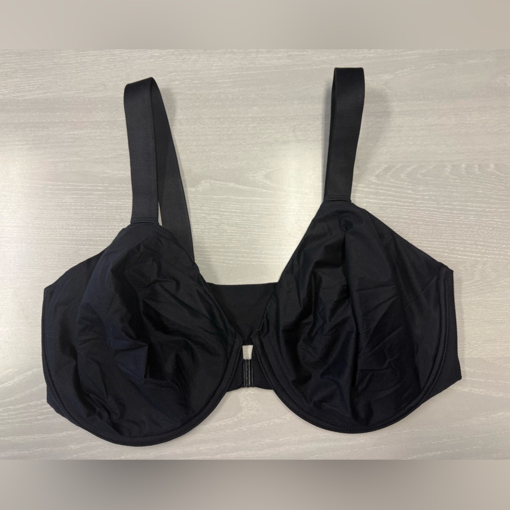 SPANX Women Size 38DD Bra‑llelujah Lightly Lined Racerback Bra Black