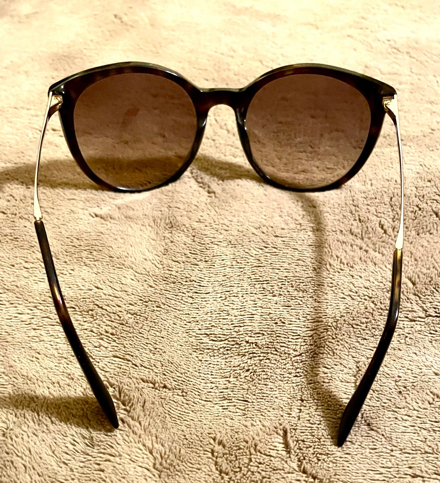 Women’s Prada sunglasses-black/gold