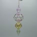 Hand Blown Ornaments - set of 4 glass Botto multicolor intricate vintage antique