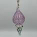 Hand Blown Ornaments - set of 4 glass Botto multicolor intricate vintage antique
