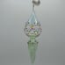 Hand Blown Ornaments - set of 4 glass Botto multicolor intricate vintage antique