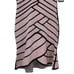 Guess Flounce Bandage Bodycon Dress Knee Length Women XS Pink Navy NWT