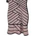 Guess Flounce Bandage Bodycon Dress Knee Length Women XS Pink Navy NWT