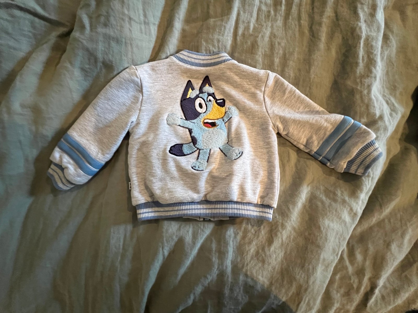Little Sleepies Bluey Bomber Jacket — 6-12 EUC