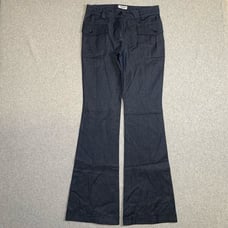 Moschino Womens Size 8 Cheap and Chic Cargo Pants Navy Blue Flare Leg NWT