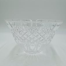 MARQUIS by WATERFORD Shelton 8 Clear Cut Crystal Bowl - Serving Fruit Bowl