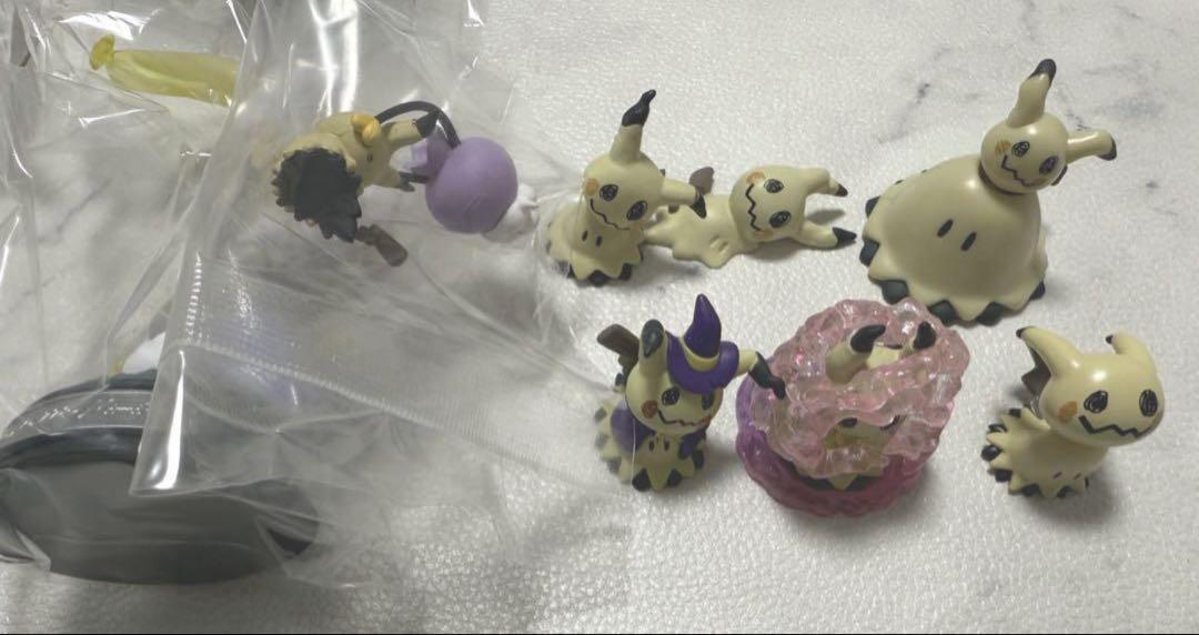 Mimikyu Lot Sale - Rings, Gashapon, and Fuwante