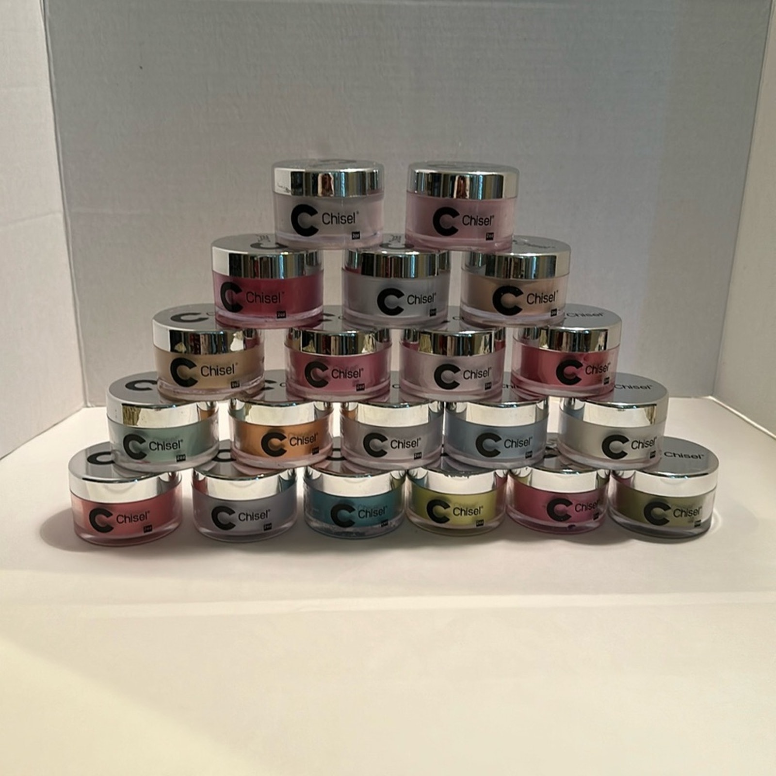 Chisel Nail Art Dip/Acrylic Lot of 20 (Lot 2)