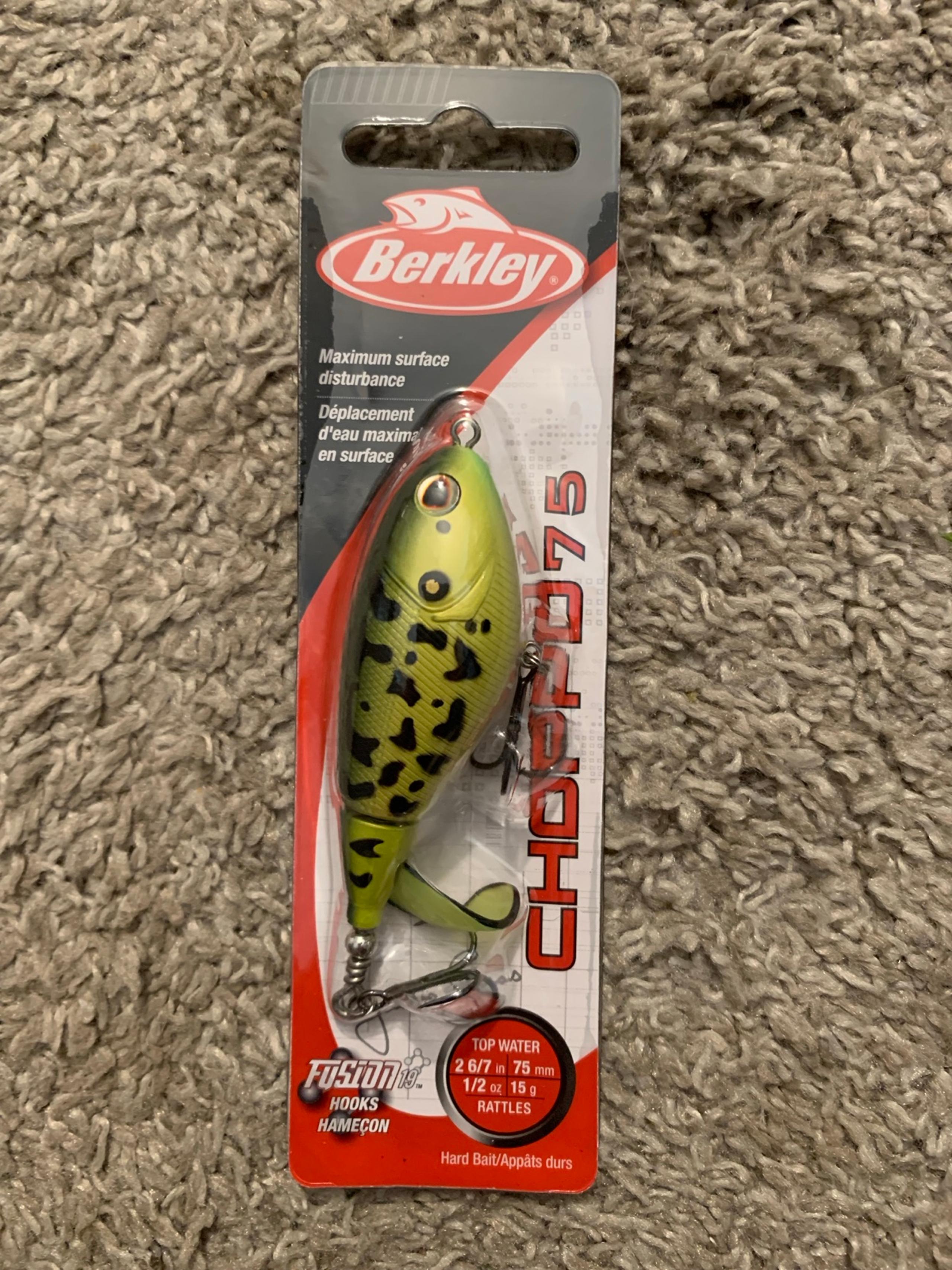 Berkley Choppo 75 MF Frog Color Hard To Find Top Water Fishing Lure