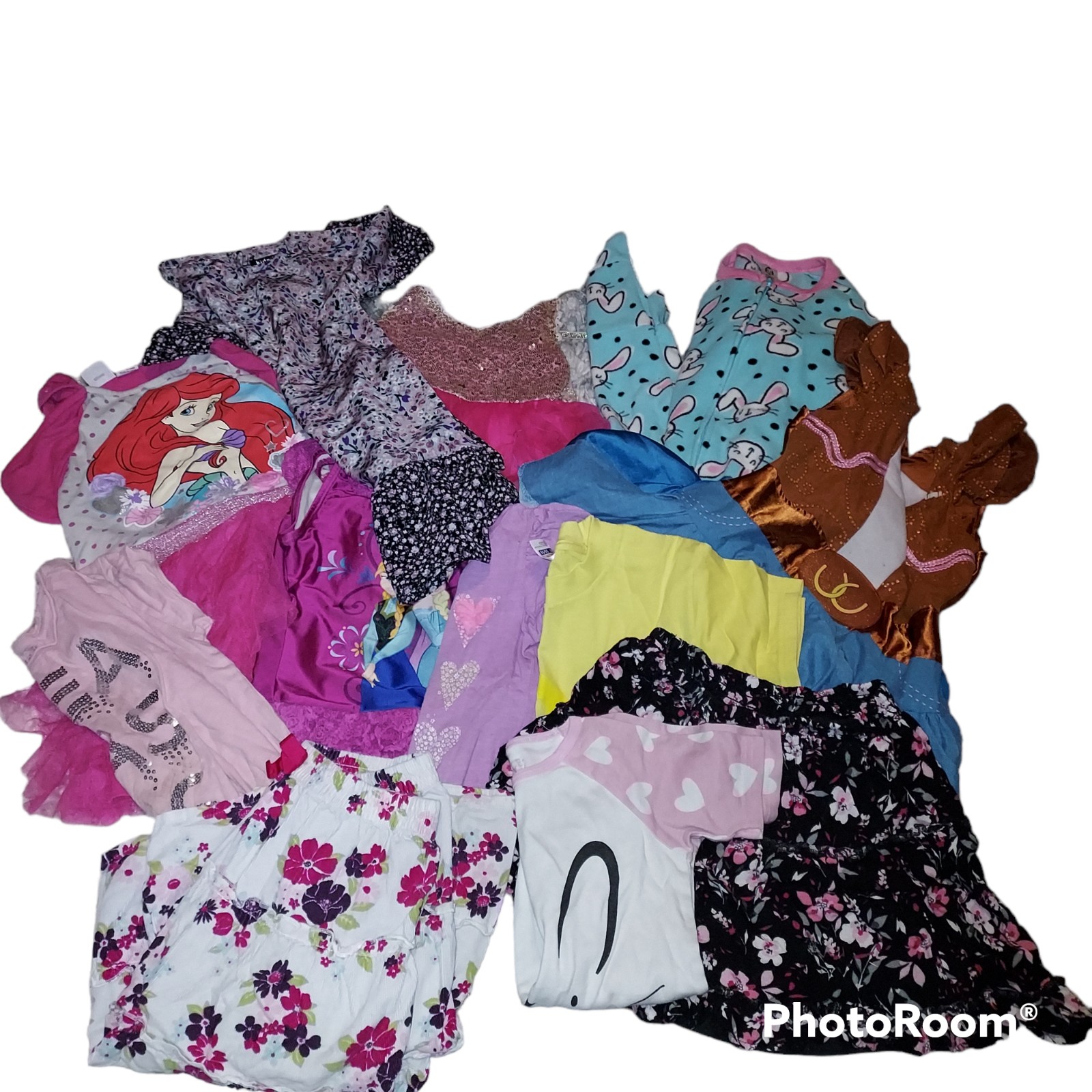 Girls 5/6 Clothes Lot Kids Youth All Seasons. 4 short sleeve shirts, 2 skirts, 4