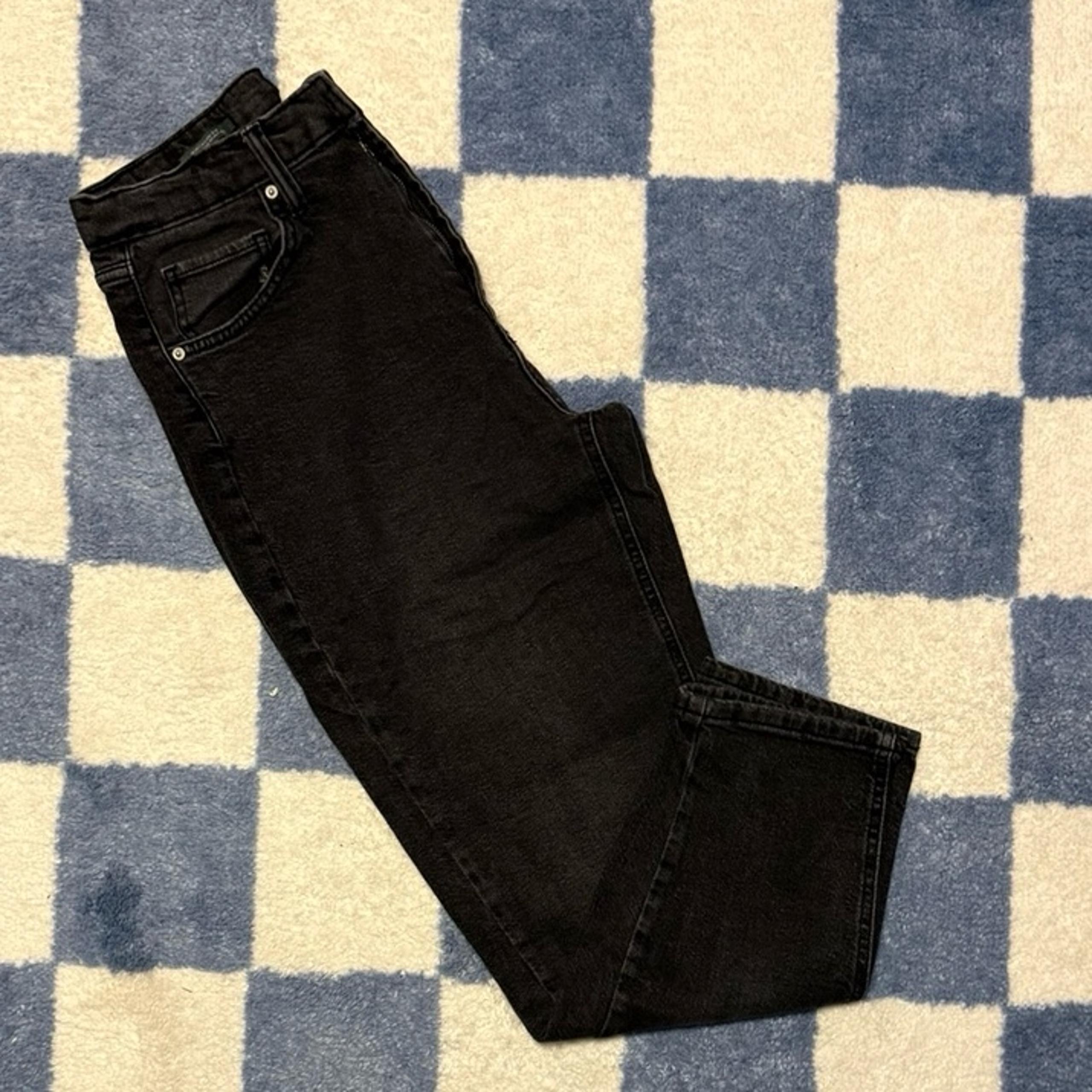 High Rise Black Mom Jeans Wild Fable Size 8