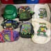 Teenage Mutant Ninja Turtles Shell vintage backpack costume 16”x13”x 6”