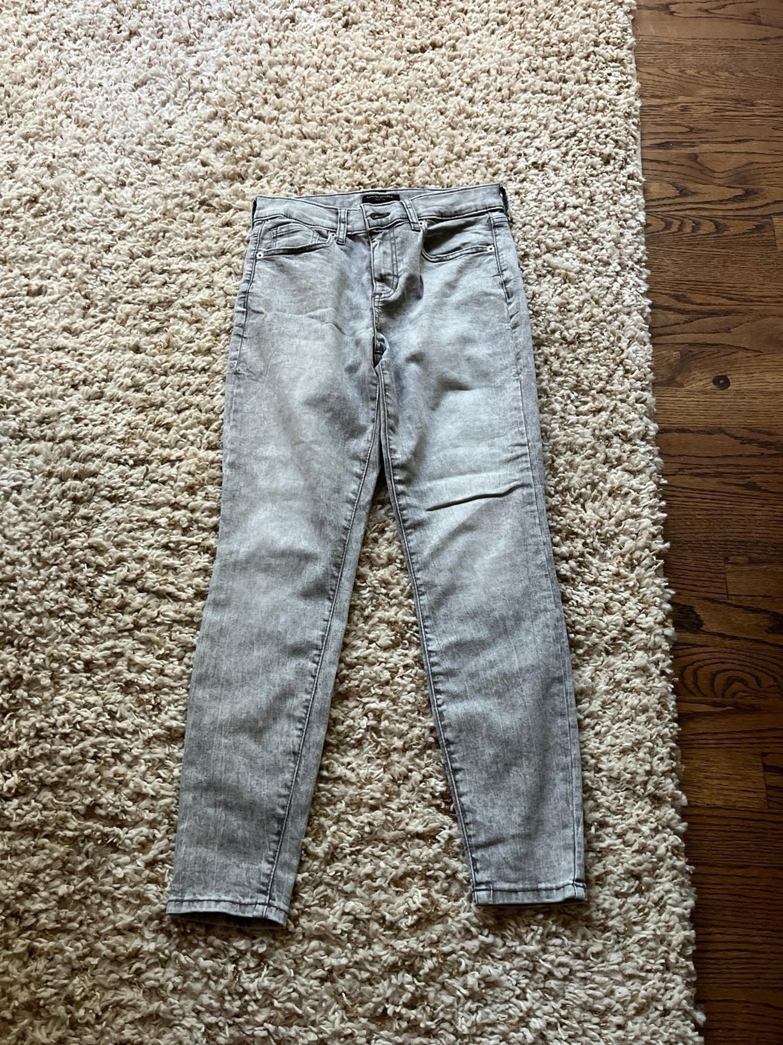 Banana Republic Petite Skinny fit gray jeans