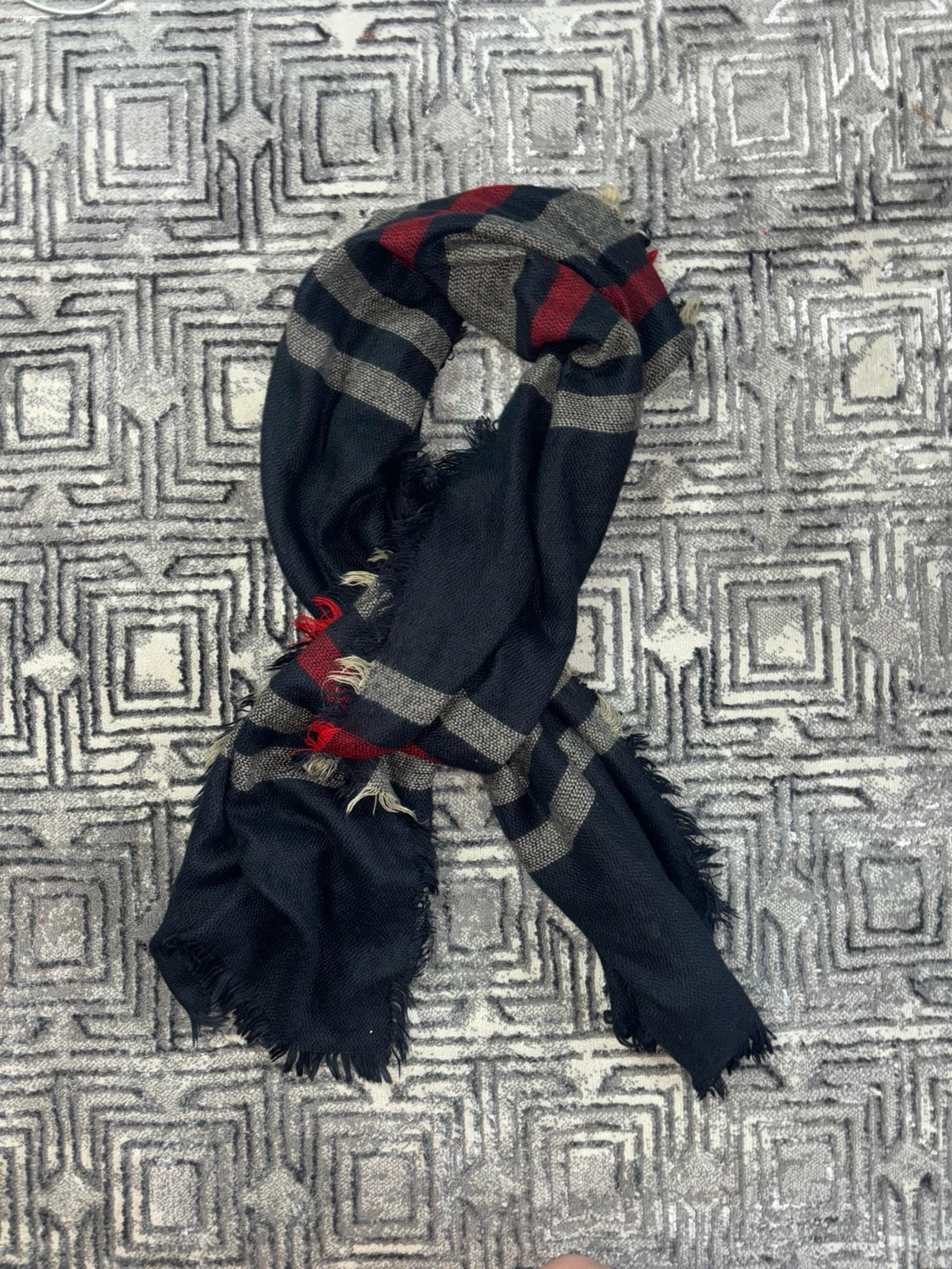 Frayed scarf