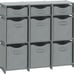 9 Cube Closet Organizers, Includes All Storage Cube Bins