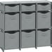 9 Cube Closet Organizers, Includes All Storage Cube Bins
