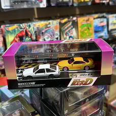 Initial D AE86 Fujiwara Takumi VS Silvia S14 Nakamura Kenta 2Pack 1/64 Modelers