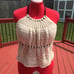 Handmade crochet halter top