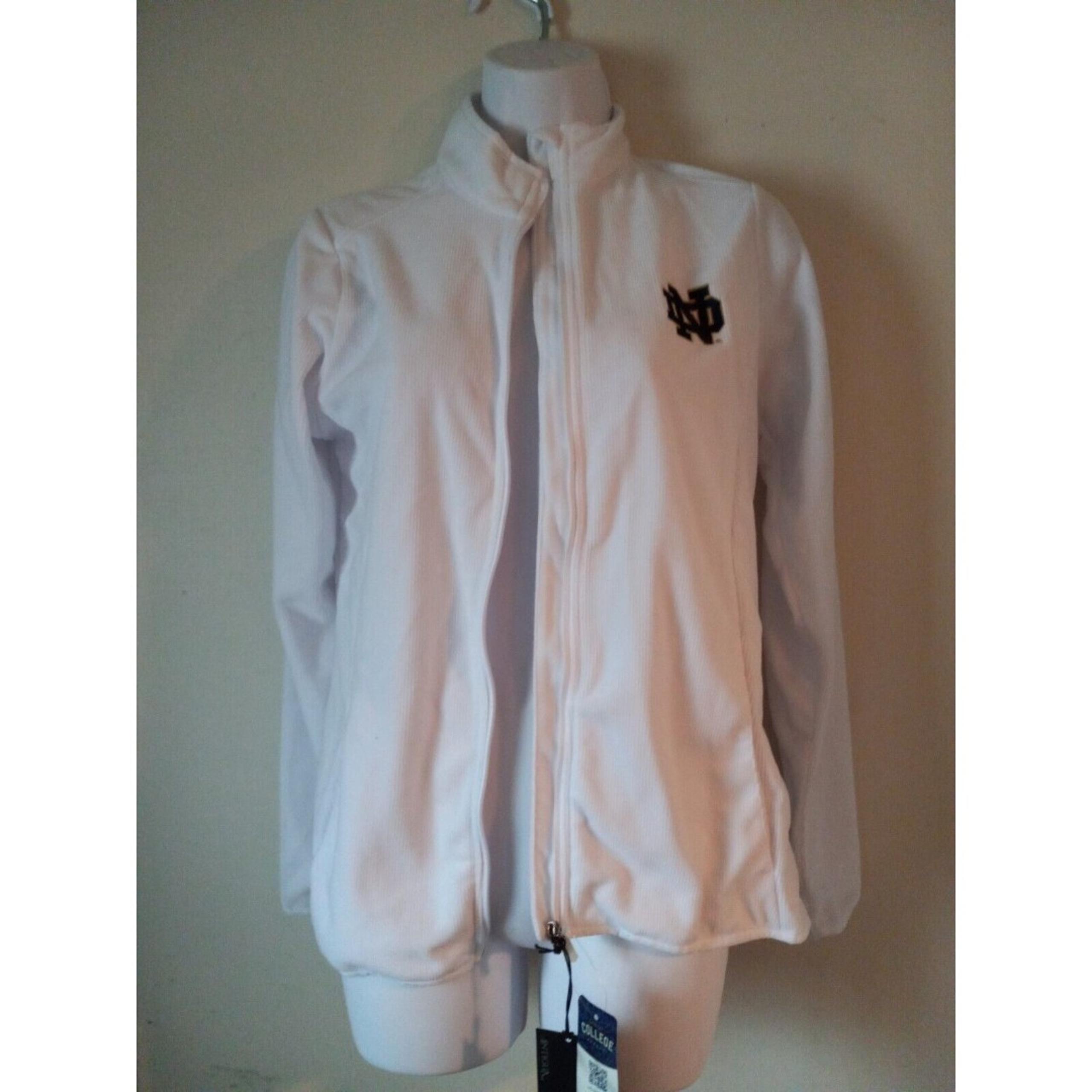 Antigua White North Dakota Athletic Jacket Womens Size Small NWT