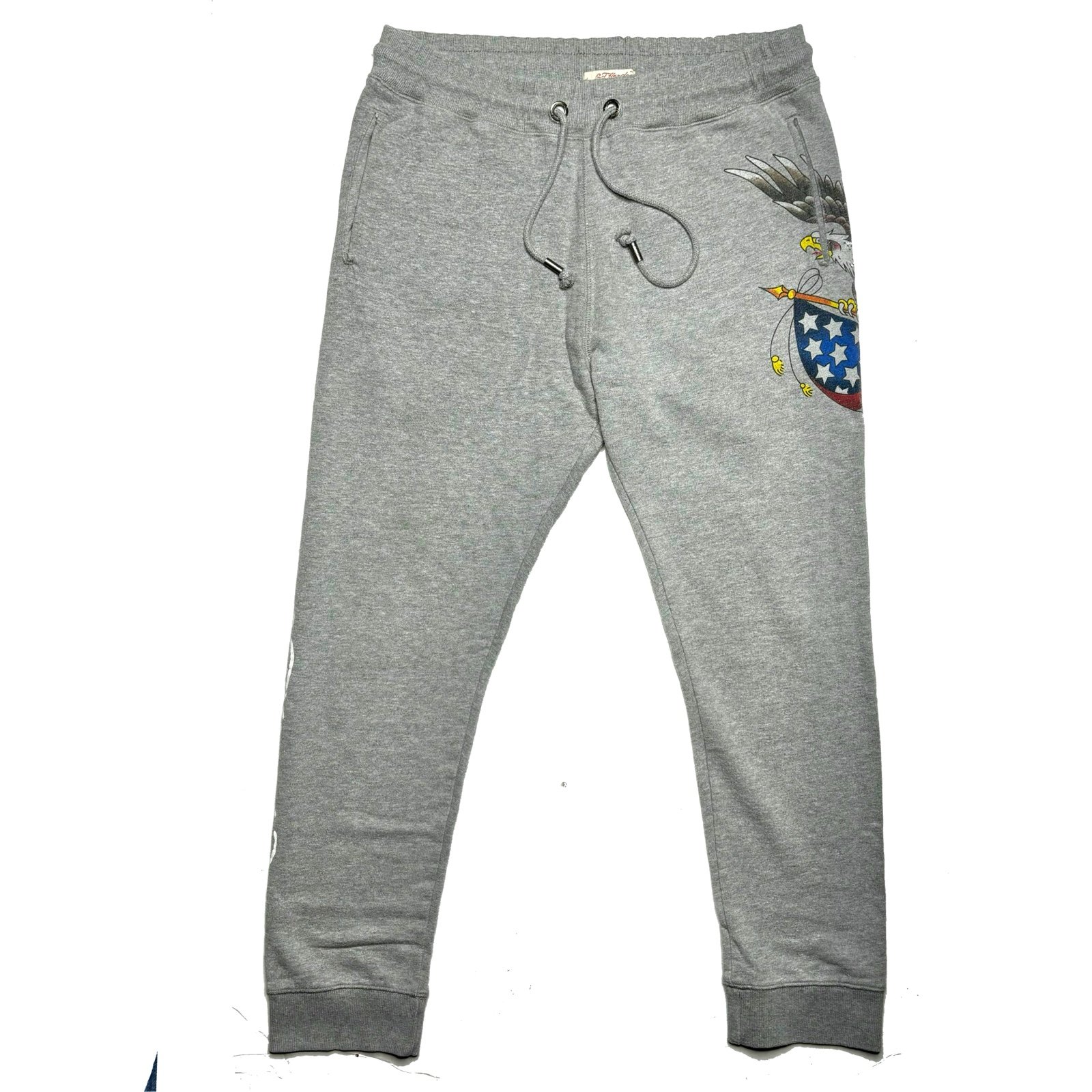 Vintage Ed Hardy Gray American Eagle Sweatpants Joggers