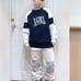 【New】X-girl Logo Embroidered Raglan Sweatshirt, Black, Size S