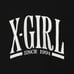 【New】X-girl Logo Embroidered Raglan Sweatshirt, Black, Size S