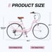 7-Speed Steel Women's Bike - 26 Inch - Various Colors