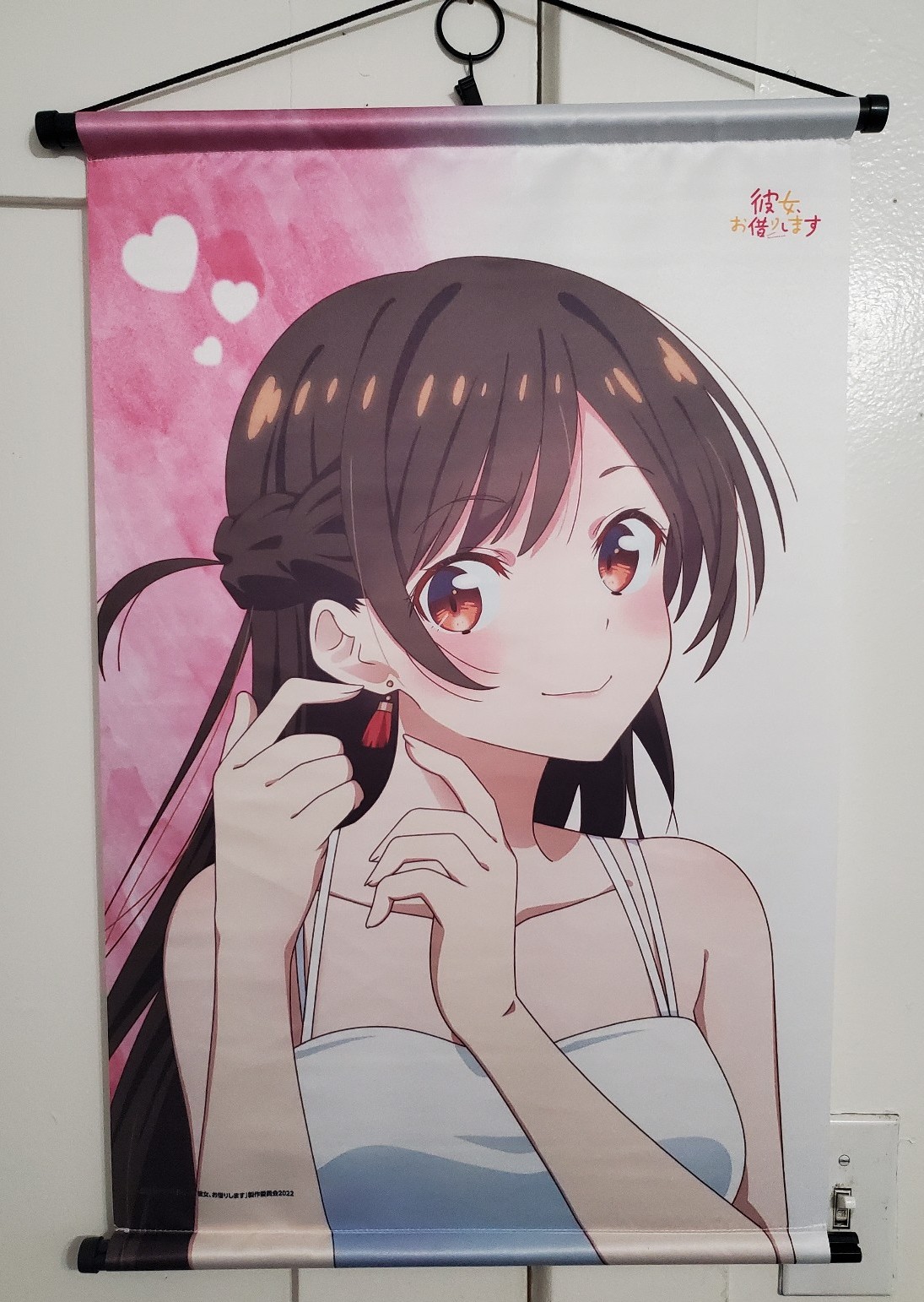 Anime Rent a Girlfriend illustration board set plus wallscroll