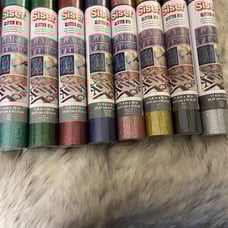 8 siser Glitter Rolls Vinyl each roll 11.8x36