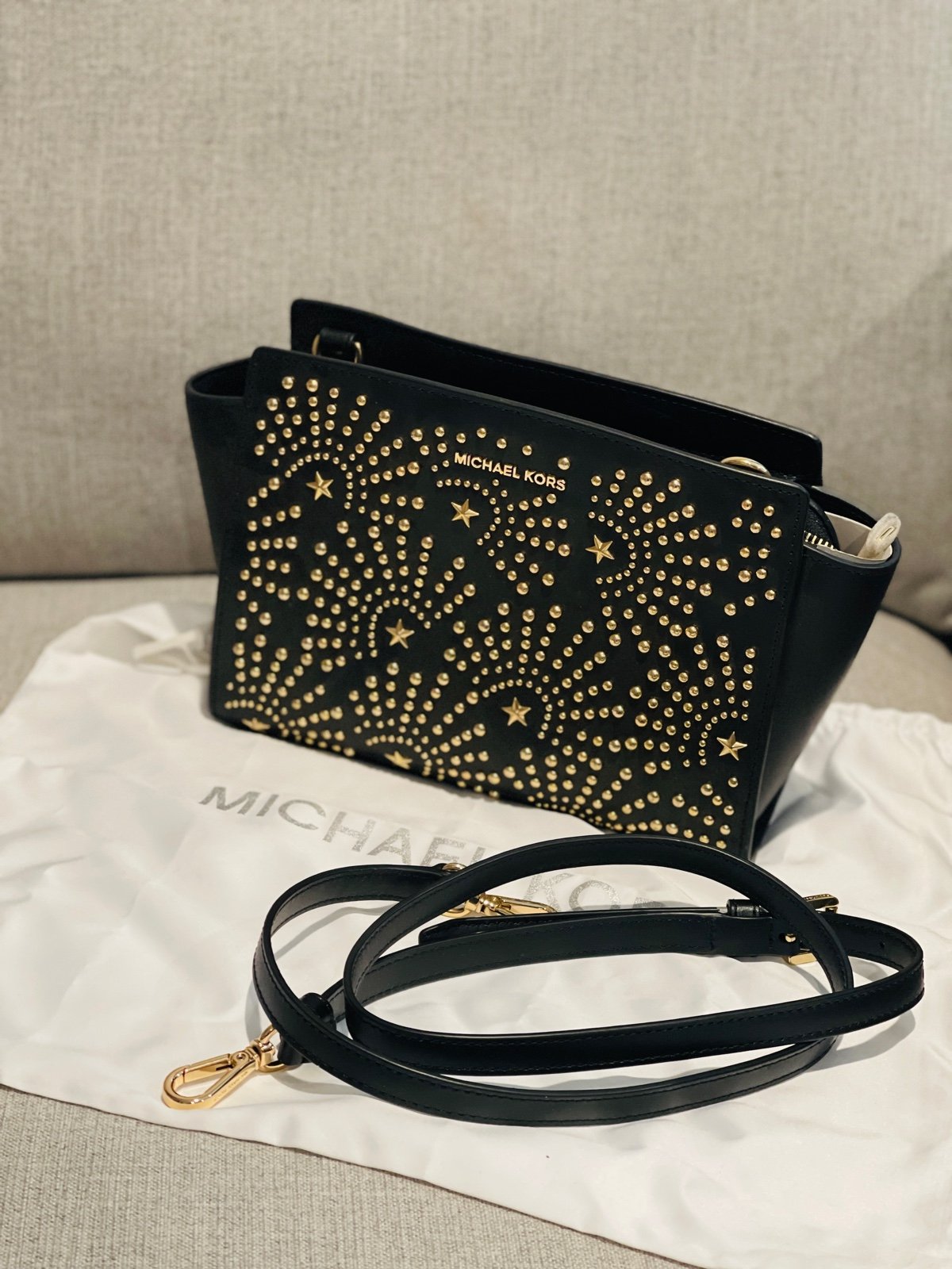 mk crossbody black medium