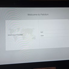 Peloton Bike Screen